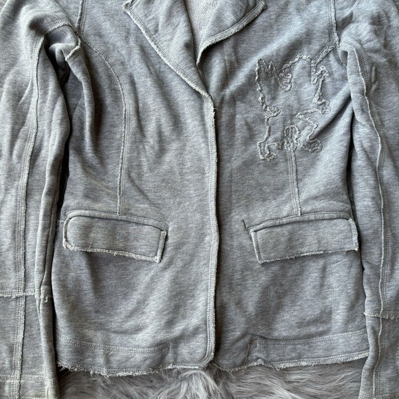 Triple Five Soul Jacket Blazer Grey Embroidered Casual Dance Teens Womens READ - Picture 3 of 14